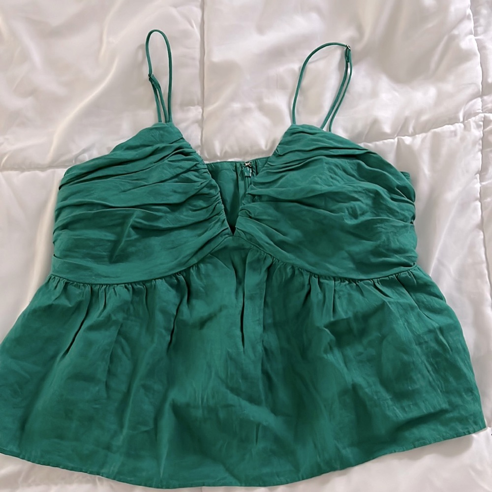Teal fashion top from J.Crew.  Never worn!